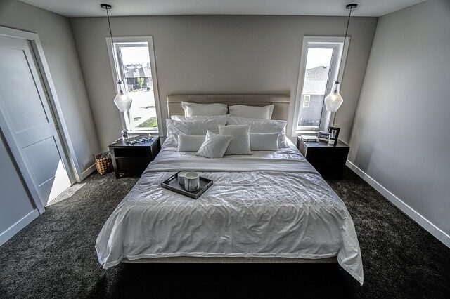 Luxury carpet in a bedroom